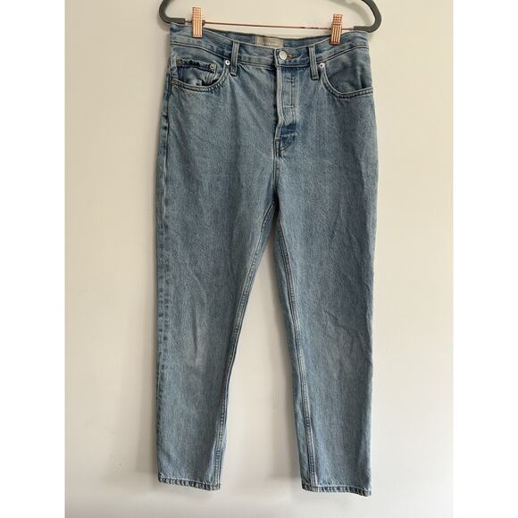 Everlane Cheeky High Rise Ankle Crop Womens Size 27 Jeans Light Blue - Picture 1 of 10